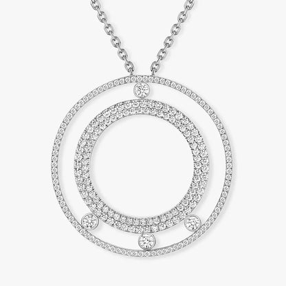 [sparkle Jewelry]Move Romane Long Pave_-Set Diamond Necklace