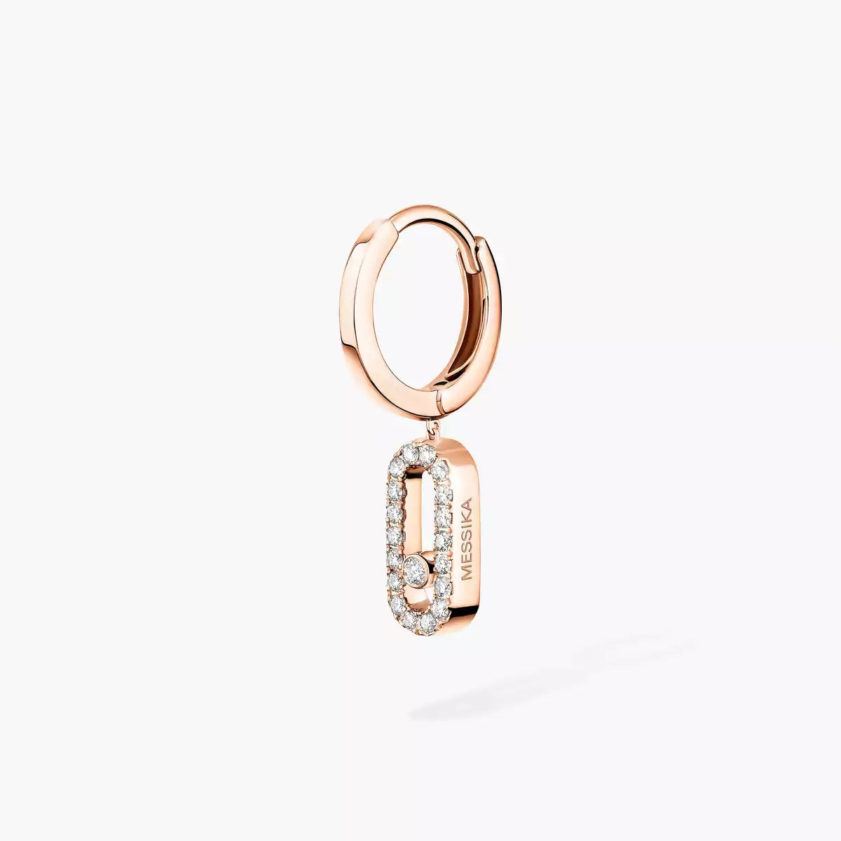 [Sparkle]MOVE UNO SINGLE DIAMANT-CREOLENOHRRINGE