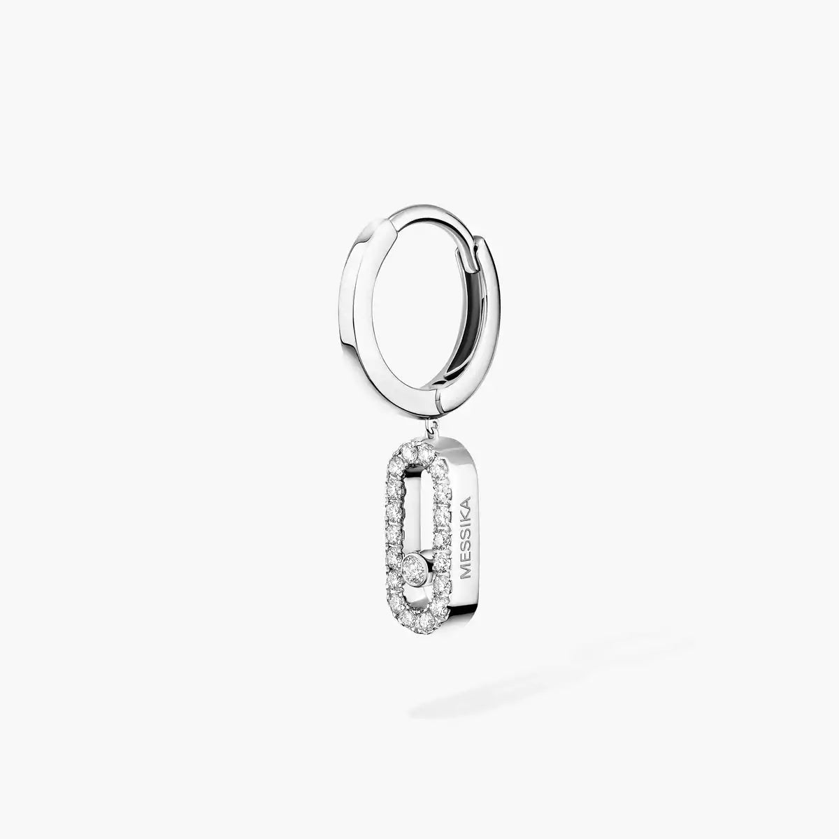 [Sparkle]MOVE UNO SINGLE DIAMANT-CREOLENOHRRINGE