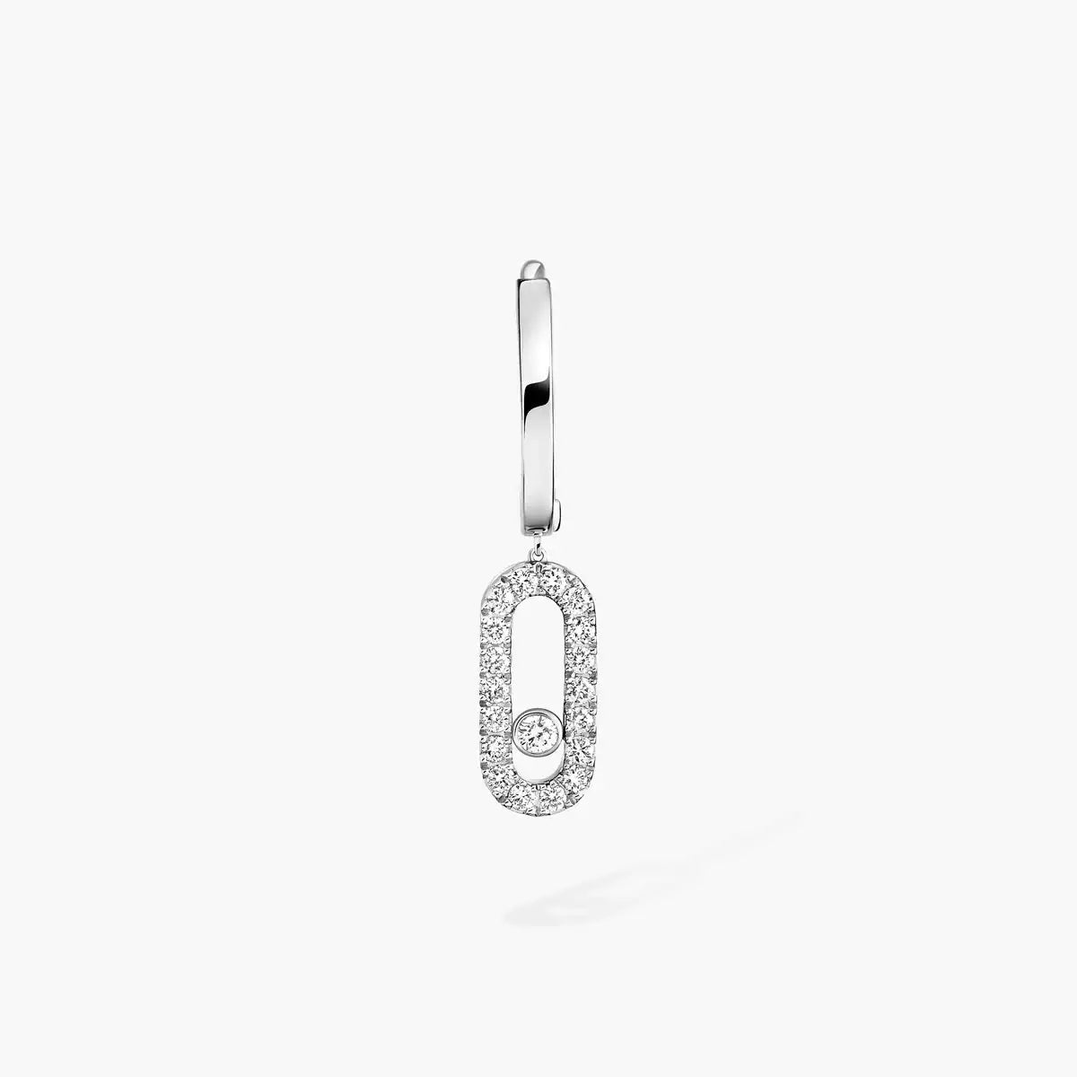 [Sparkle]MOVE UNO SINGLE DIAMANT-CREOLENOHRRINGE