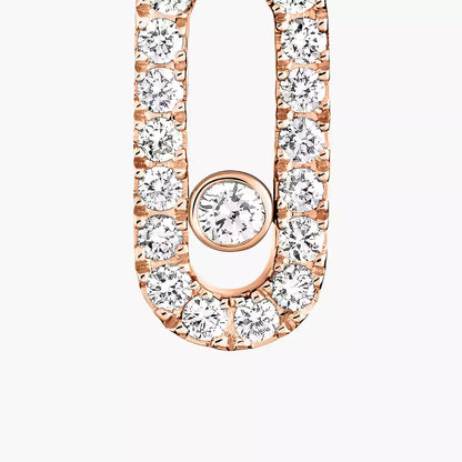 [Sparkle]MOVE UNO SINGLE DIAMANT-CREOLENOHRRINGE