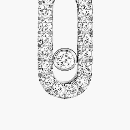 [Sparkle]MOVE UNO SINGLE DIAMANT-CREOLENOHRRINGE