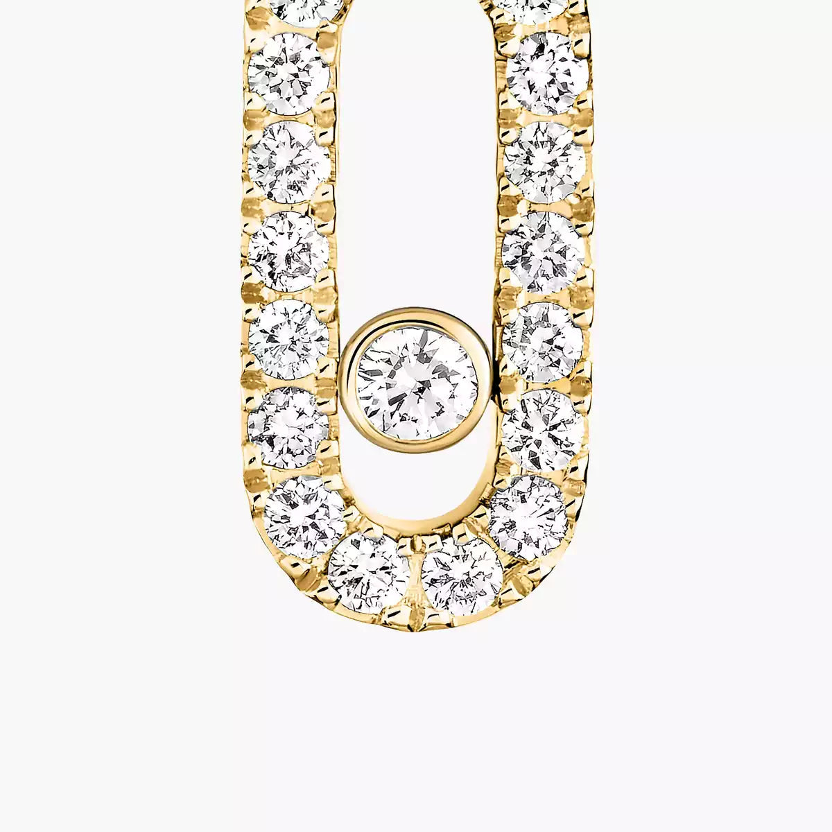 [Sparkle]MOVE UNO SINGLE DIAMANT-CREOLENOHRRINGE
