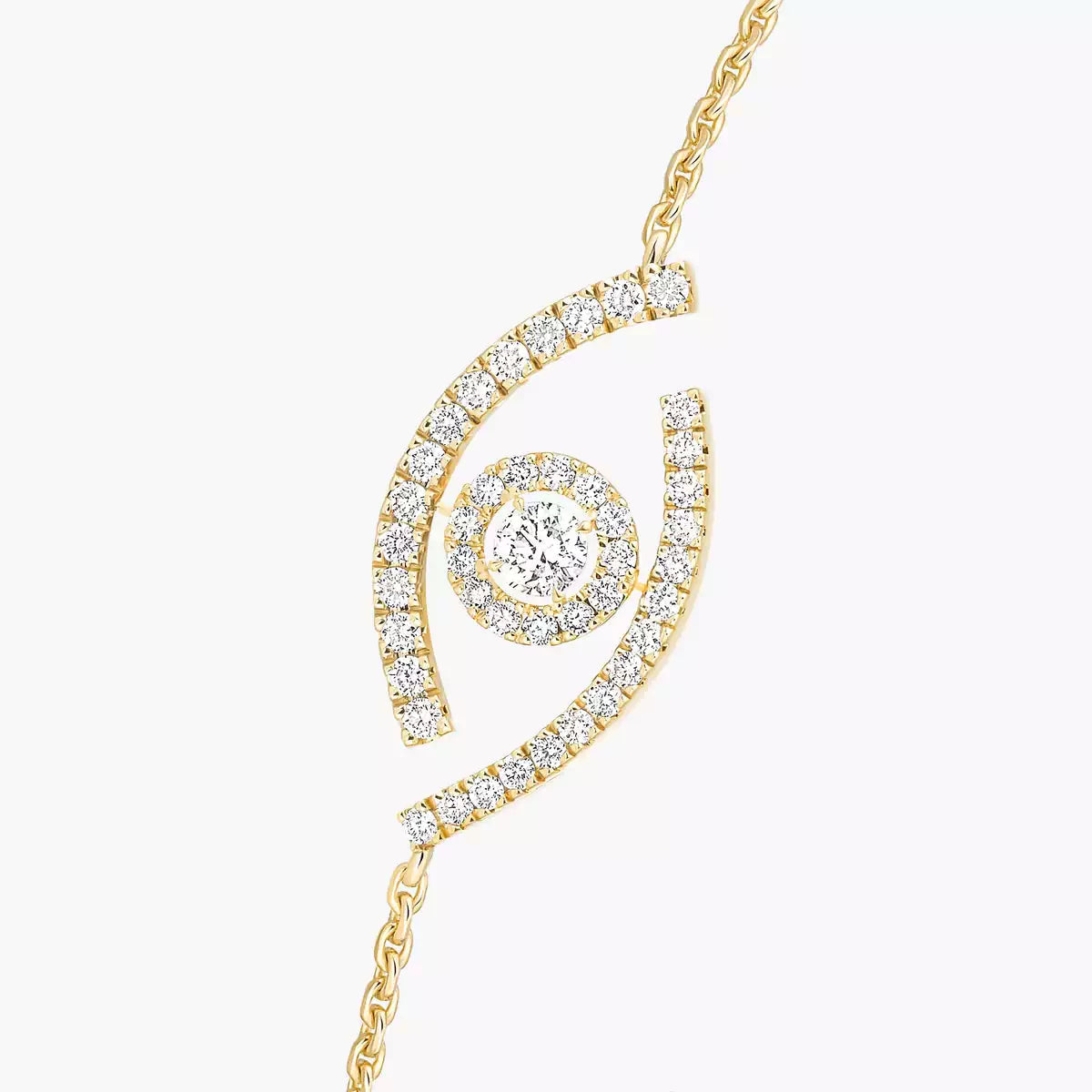 [sparkle Jewelry]Lucky Eye Pave-Set Diamond Bracelet