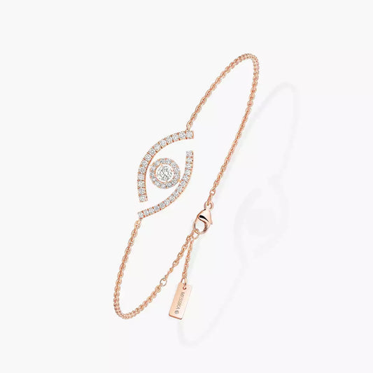 [Sparkle]LUCKY EYE PAVÉ-FASSUNG DIAMANTARMREIFEN