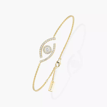 [sparkle Jewelry]Lucky Eye Pave-Set Diamond Bracelet
