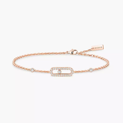 [sparkle Jewelry]Move Uno Diamond Bracelet
