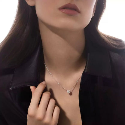 [Sparkle]JOY ANHÄNGER DIAMANTENHALSKETTE