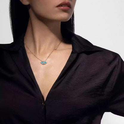[Sparkle]LUCKY EYE DIAMOND NECKLACE