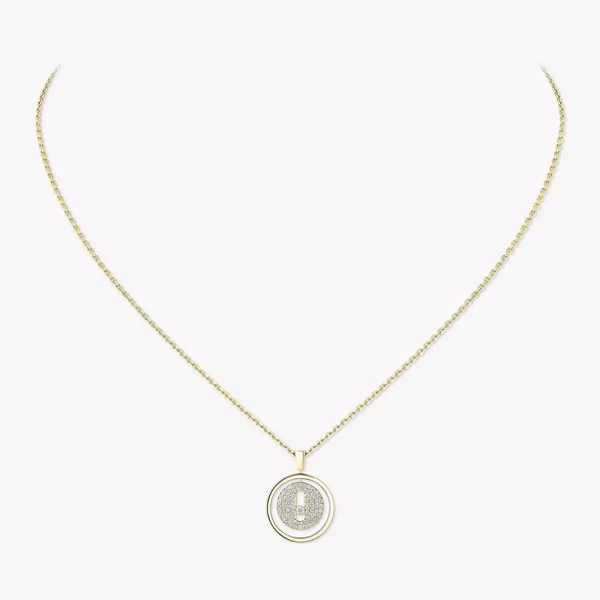 [sparkle Jewelry] Lucky Move Diamond Necklace
