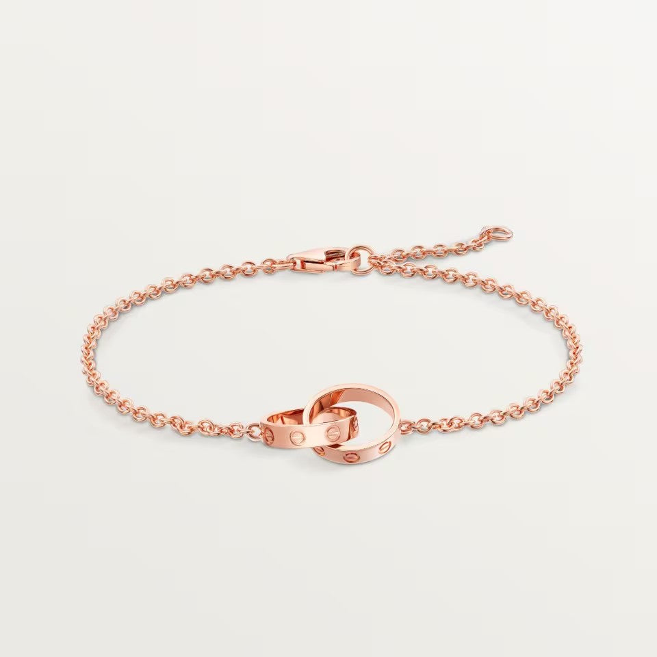 [sparkle] LOVE BRACELET DOUBLE RING