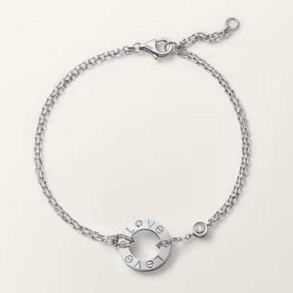 [sparkle Jewelery]LOVE BRACELET 2 DIAMOND