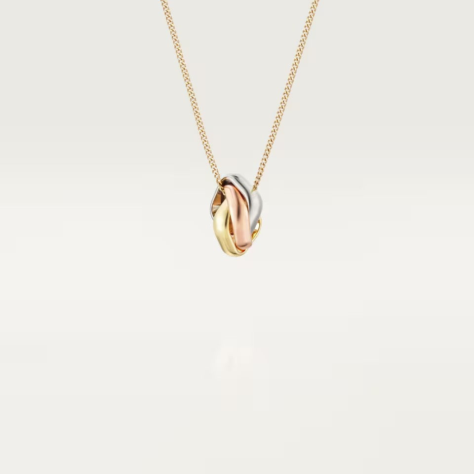 [sparkle Jewelery]TRINITY CUSHION NECKLACE COLLECTION