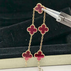 [sparkle Jewelry]sparkle 5 MOTIFS PINK ENAMEL BRACELET