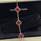 [sparkle Jewelry]sparkle 5 MOTIFS PINK ENAMEL BRACELET
