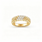 [sparkle Jewelry] THREE-ROW DIAMOND RING