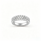 [sparkle Jewelry] THREE-ROW DIAMOND RING
