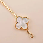[sparkle Jewelry ]CLOVER WHITE PEARL MOP 5 MOTIF BRACELET COLLECTION