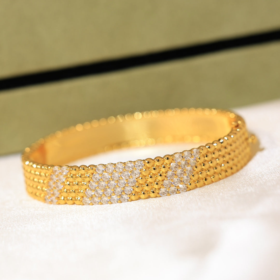 [sparkle Jewelry]  FIVE-ROW DIAMOND BRACELET
