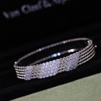 [sparkle Jewelry]  FIVE-ROW DIAMOND BRACELET