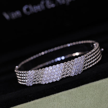 [sparkle Jewelry]  FIVE-ROW DIAMOND BRACELET