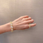 [sparkle Jewelry]  FIVE-ROW DIAMOND BRACELET