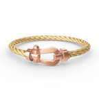 [sparkle Jewelry ]FORCE LARGE HORSESHOE NO DIAMOND BRACELET ROSE GOLD