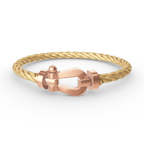 [sparkle Jewelry ]FORCE LARGE HORSESHOE NO DIAMOND BRACELET ROSE GOLD