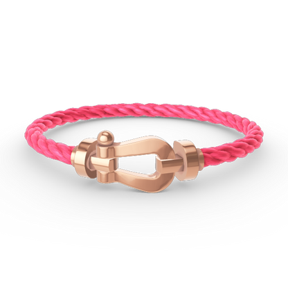 [sparkle Jewelry ]FORCE LARGE HORSESHOE NO DIAMOND BRACELET ROSE GOLD