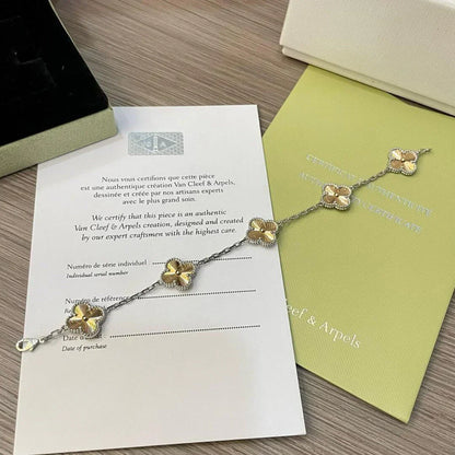 [sparkle Jewelry ] CLOVER 5 MOTIF LASER BRACELET COLLECTION
