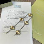[sparkle Jewelry ] CLOVER 5 MOTIF LASER BRACELET COLLECTION