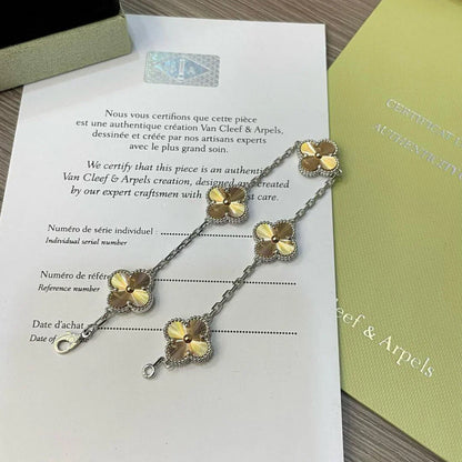 [sparkle Jewelry ] CLOVER 5 MOTIF LASER BRACELET COLLECTION