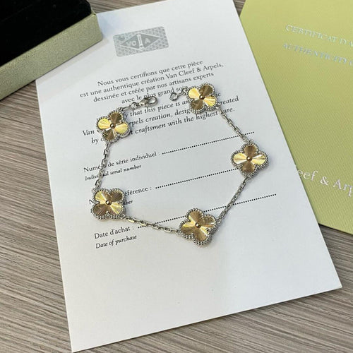 [sparkle Jewelry ]CLOVER  5 MOTIFS  CHRISTMAS LIMITED EDITION BRACELET