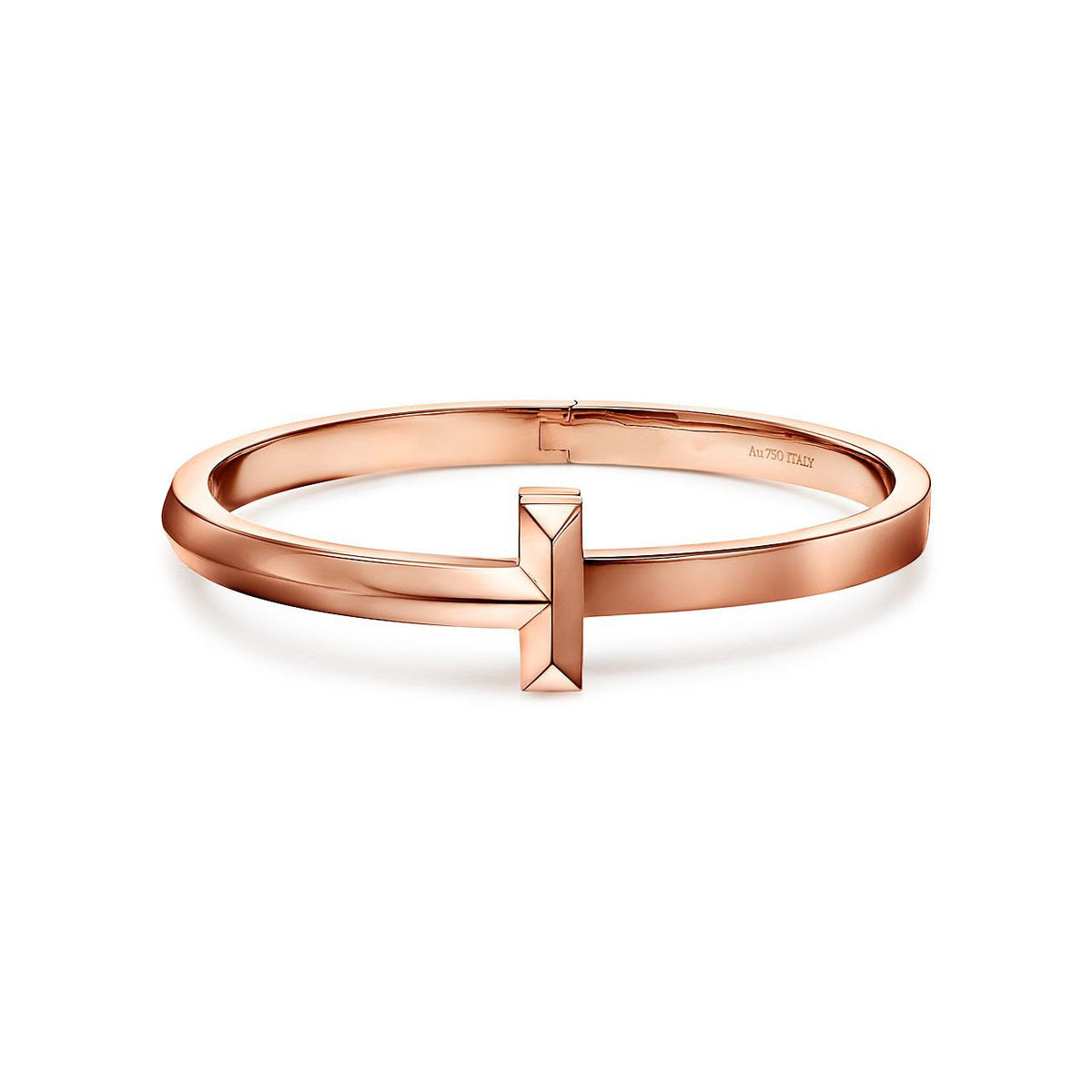 [Sparkle Jewelry]T1 WIDE HINGED BANGLE BRACELET