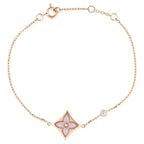 [sparkle Jewelry ]STAR 1 DIAMOND PINK GOLD BRACELET