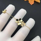 [sparkle Jewelry ]FRIVOLE GOLD 5 FLOWERS BRACELET