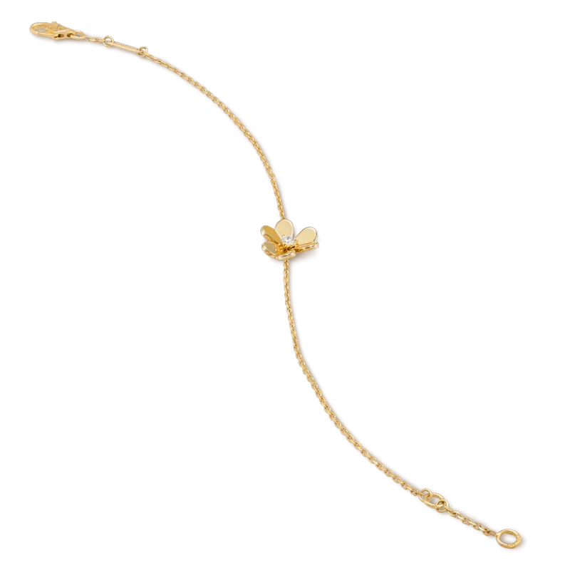 [sparkle Jewelry ]FRIVOLE GOLD FLOWER PINK MALACHITE BRACELET