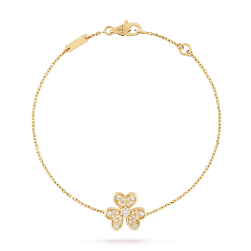 [sparkle Jewelry ]FRIVOLE GOLD FLOWER DIAMOND BRACELET