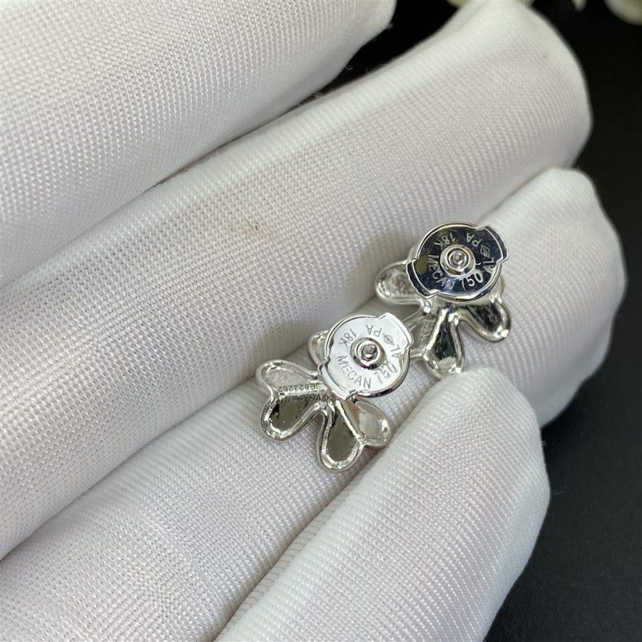 [sparkle Jewelry ]FRIVOLE MINI SILVER FLOWER EARRINGS