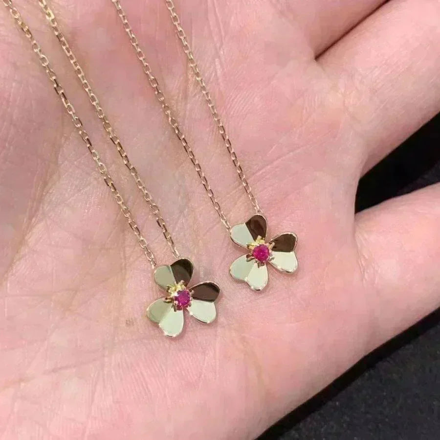 [Sparkle]FRIVOLE FLORALER CHARM-HALSKETTE