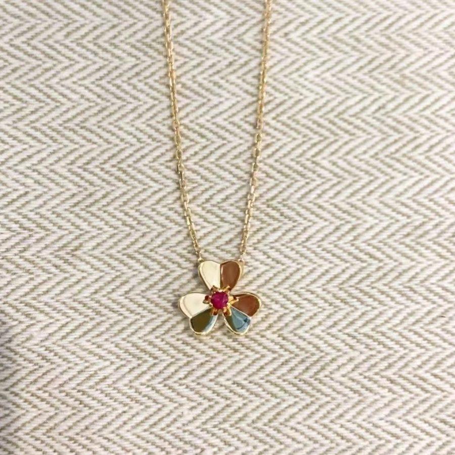 [Sparkle]FRIVOLE FLORALER CHARM-HALSKETTE