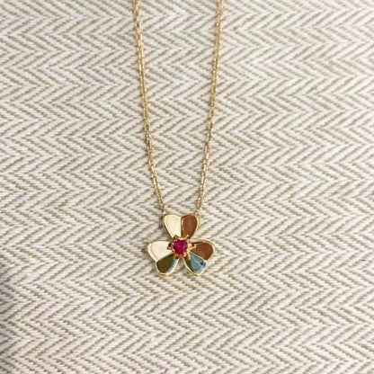 [Sparkle]FRIVOLE FLORALER CHARM-HALSKETTE