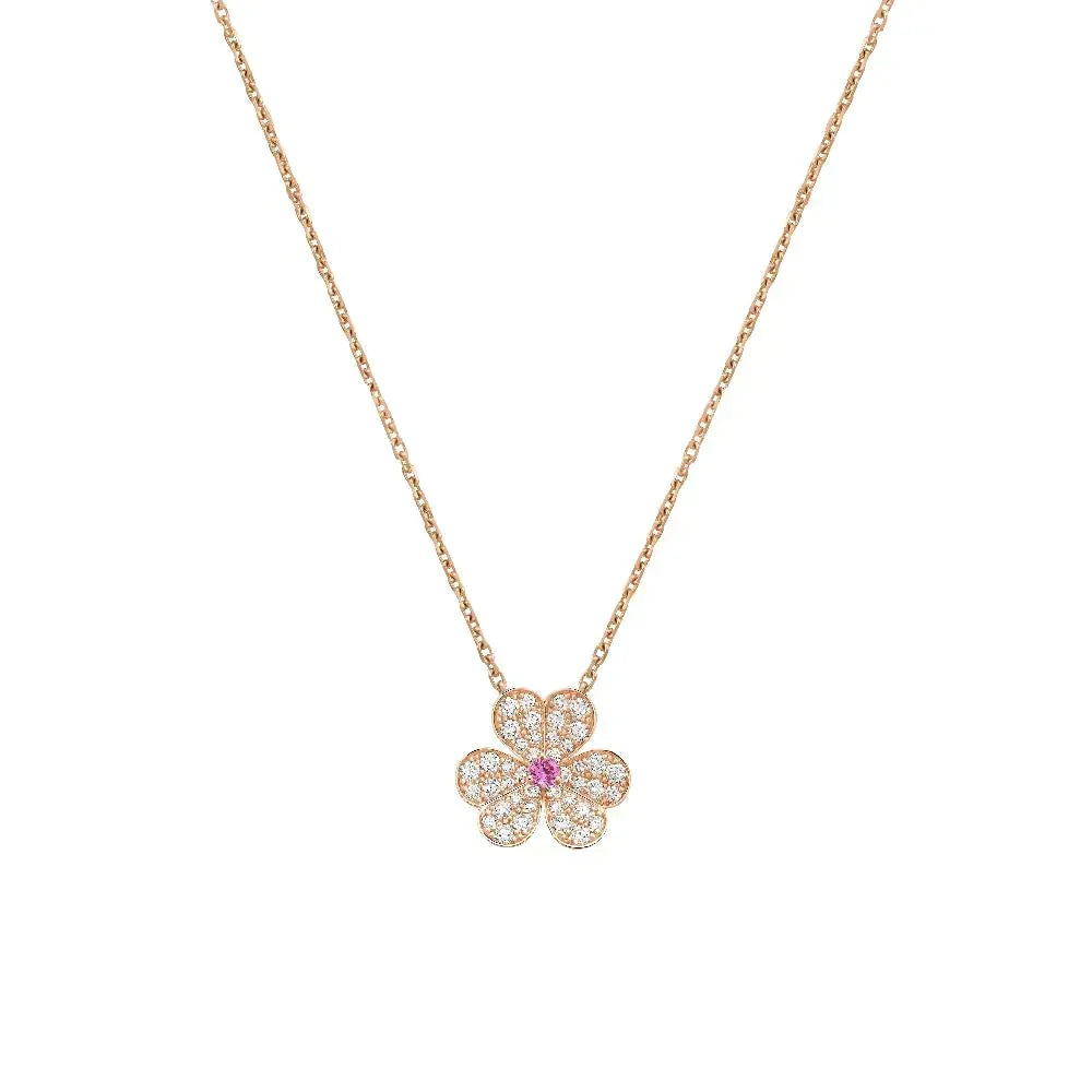 [Sparkle]PAVÉ DIAMOND BUTTERFLY CHARM NECKLACE