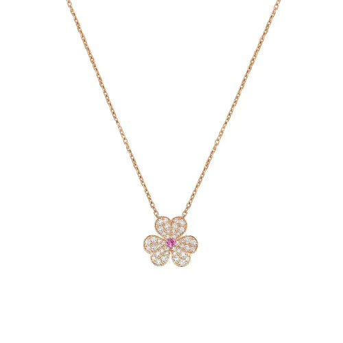 [Sparkle]PAVÉ DIAMOND BUTTERFLY CHARM NECKLACE