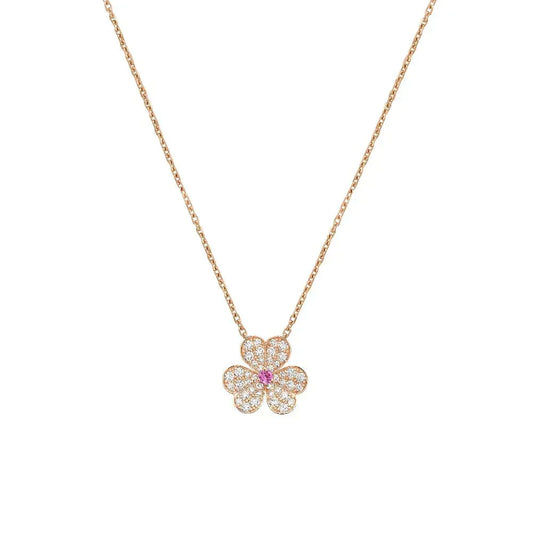 [Sparkle] PAVÉ DIAMANT SCHMETTERLINGS-ANHÄNGER-KETTE
