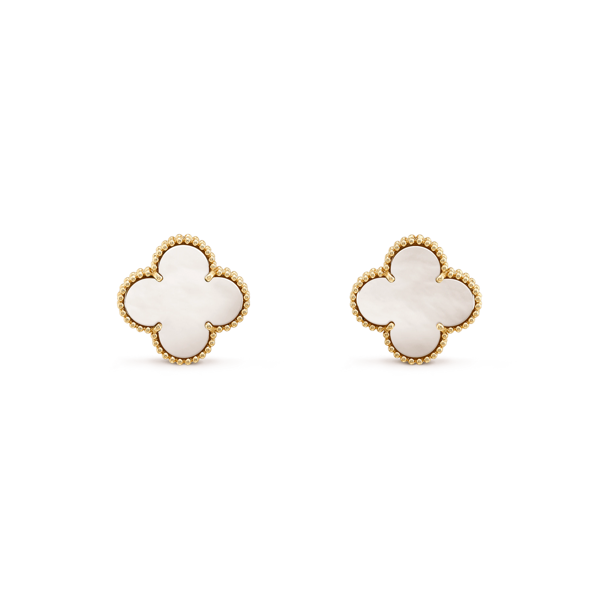 [sparkle Jewelry ]CLOVER MINI GOLD EARRINGS