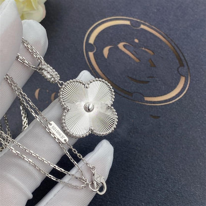 [sparkle Jewelry ]CLOVER 25MM SILVER BIG CLOVER NECKLACE