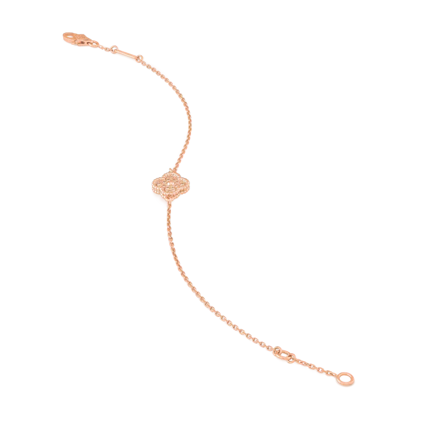 [sparkle Jewelry ]CLOVER SINGLE FLOWER BRACELET