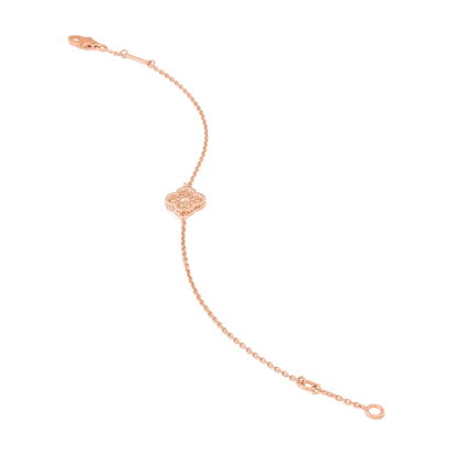[sparkle Jewelry ]CLOVER SINGLE FLOWER BRACELET