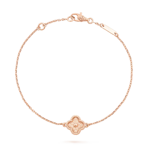 [sparkle Jewelry ]CLOVER SINGLE FLOWER BRACELET